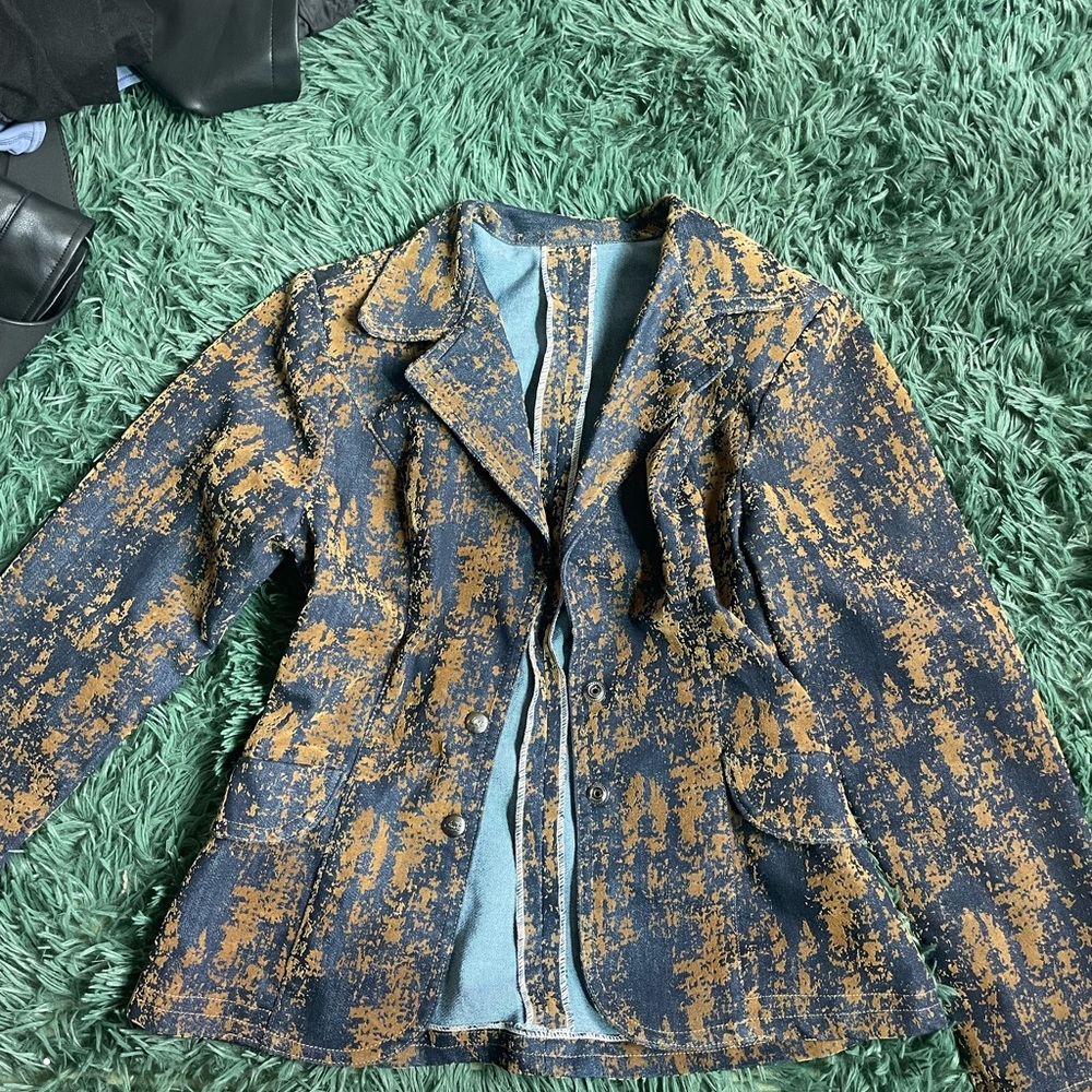 Statement piece blazer that I bought and then customized never worn